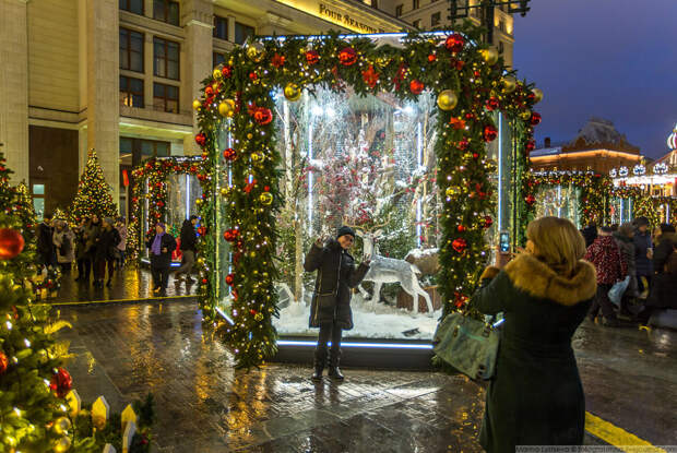 Прогулка по новогодней Москве 2017