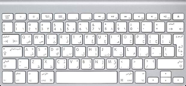 Арабская клавиатура (MC184AB/B) алфавит, клавиатура, компьютер, раскладка, раскладка на клаве