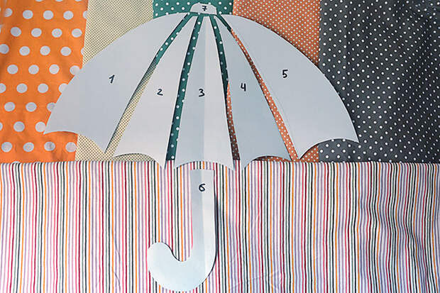 Погода в доме: шьем зонт-подушку своими руками 