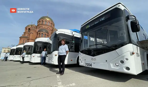 Новые троллейбусы на автономном ходу уже сегодня выйдут на улицы Волгограда