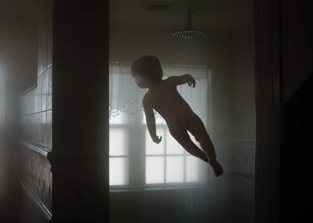 Если бы дети летали: позитивная фотосерия скучающей в декрете Рэйчел Гулин