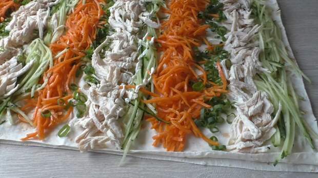 Рулет из лаваша / Классная закуска Еда, Рулет, Закуска из лаваша, Лаваш, Другая кухня, Вкусно, Рецепт, Видео рецепт, Видео, Длиннопост