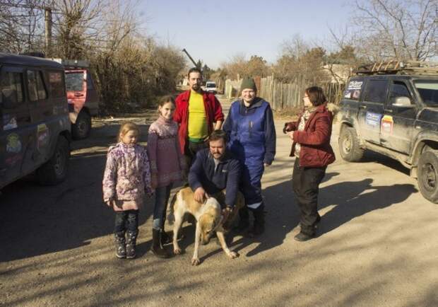 Спасение собаки в горах зимней Грузии автопутешествие, грузия, питомник для собак, собака, спасение, тбилиси