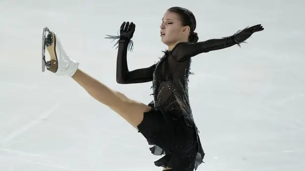 Опубликовано видео новой короткой программы Щербаковой на Гран-при Франции