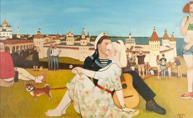 Трогательный провинциальный гламур художника Андрея Аверьянова