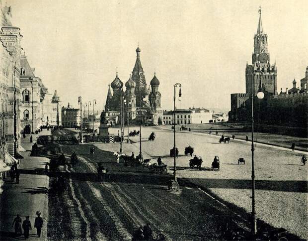 Красная площадь 19 век, жизнь до революции, редкие фотографии, снимки, фотографии, царская россия