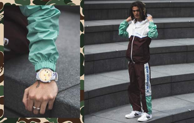 Главная коллаборация этого лета: Swatch Х BAPE