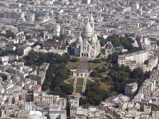 Базилика Сакре-Кер на Монмартре, Париж.