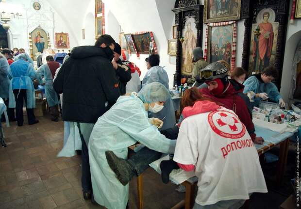 Киев в огне