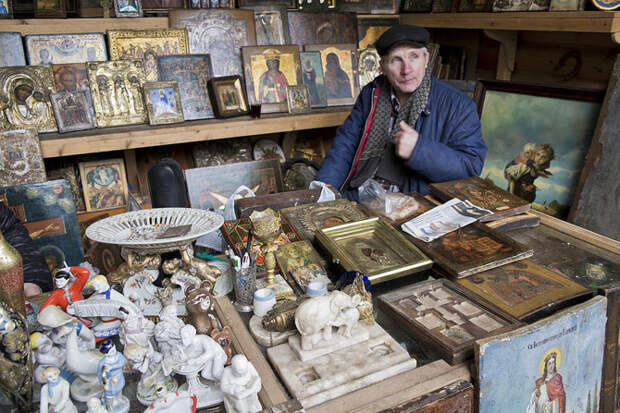 Прогулка по блошиному рынку в Москве