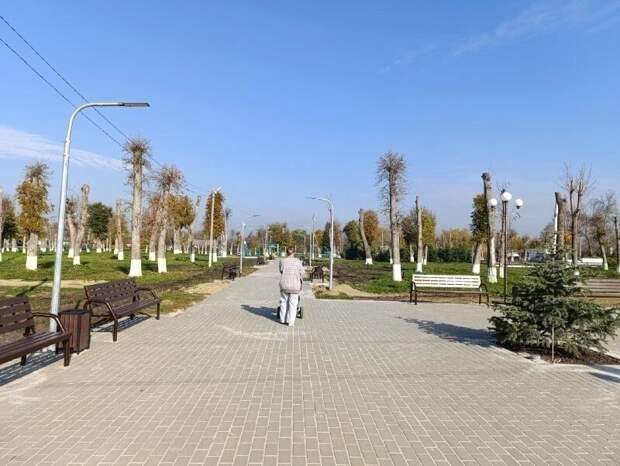 В селе Сергиевском завершился масштабный проект по благоустройству парковой зоны