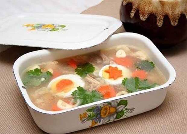 куриный холодец