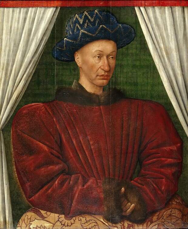 Ж. Фуке. Карл VII. Ок 1450 г. Лувр, Париж