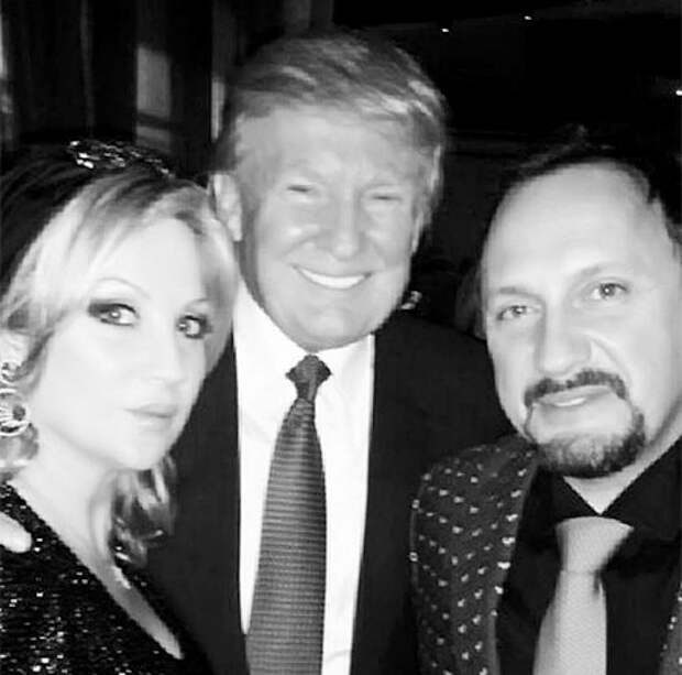 С певцом Стасом Михайловым и его супругой Трамп, звёзды, россия, сша