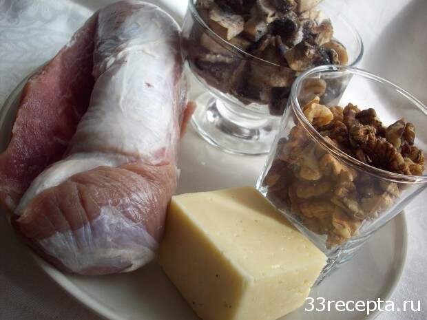 продукты для свиных рулетиков