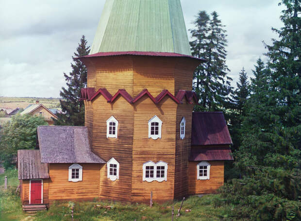 Деревянная церковь Преображения Господня, Пижма, 1909