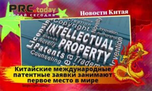 Китайские международные патентные заявки