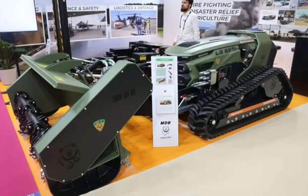 Способен разминировать крутые склоны: Италия разработала аппарат LV 800 Pro