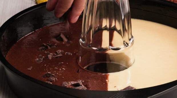 шоколадно-ванильный кекс