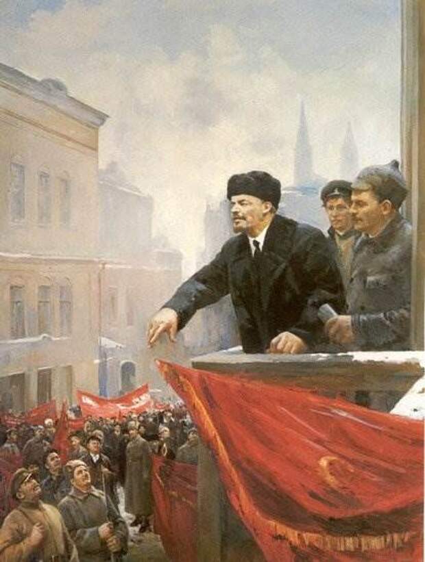 Выступление В.И.Ленина с балкона Моссовета в 1919 году, 1969.jpg