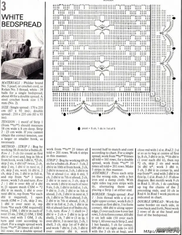 Покрывало крючком схемы на кровать вязание крючком
