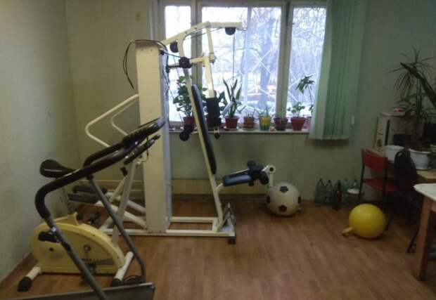 Уголок спорта. Фото предоставлено обществом инвалидов