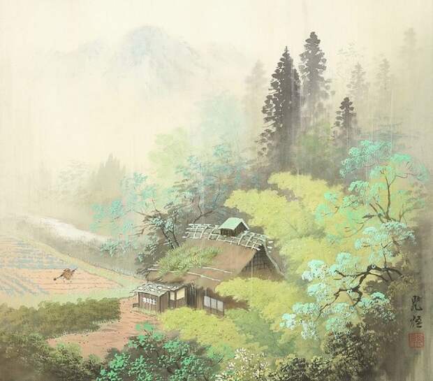 Япония в работах Коукея Кодзимы (28 картин)