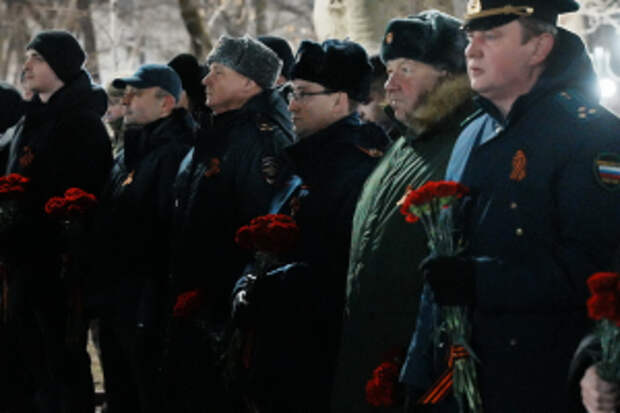 В Краснодарском крае полицейские приняли участие в акциях, посвященных высадке десанта майора Цезаря Куникова на Малую землю