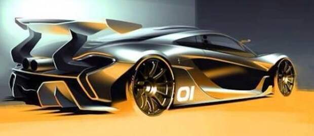 McLaren опубликовала эскиз суперкара P1 GTR McLaren опубликовала эскиз суперкара P1 GTR