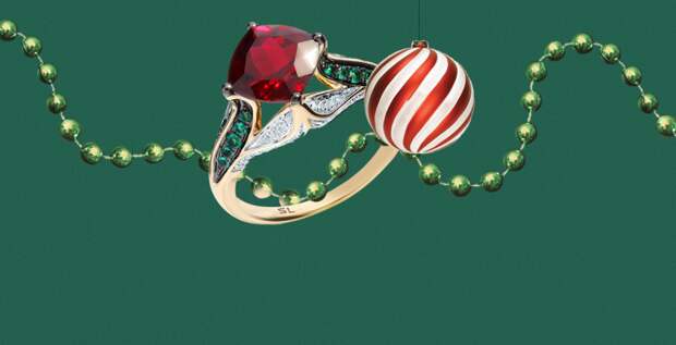 Сапфиры, бриллианты, изумруды и рубины – главные камни праздничных украшений