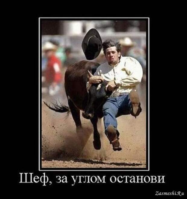 Демотиватор - За углом останови