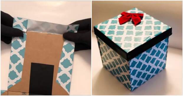 Подарочная коробка с секретом: оригинальный штрих, добавляющий креатива