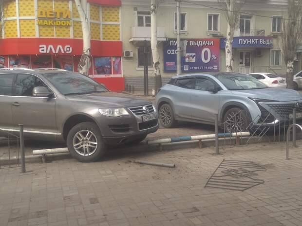 АС парковки. Центр Макеевки