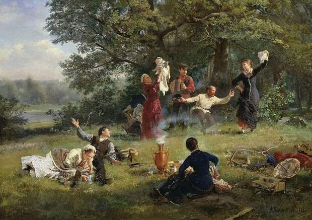 «Воскресный день». Автор: А.И.Корзухин.