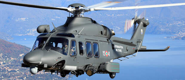 Представитель нового поколения вертолетов с двумя газотурбинными двигателями AugustaWestland AW139M набирает максимальную скорость 310 км/час. При этом крейсерская ненамного меньше - 306 км/час.