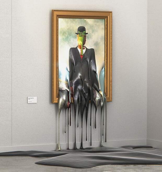 Фантазии венского мастера: великие шедевры знаменитых художников словно расплавились под раскаленным солнцем