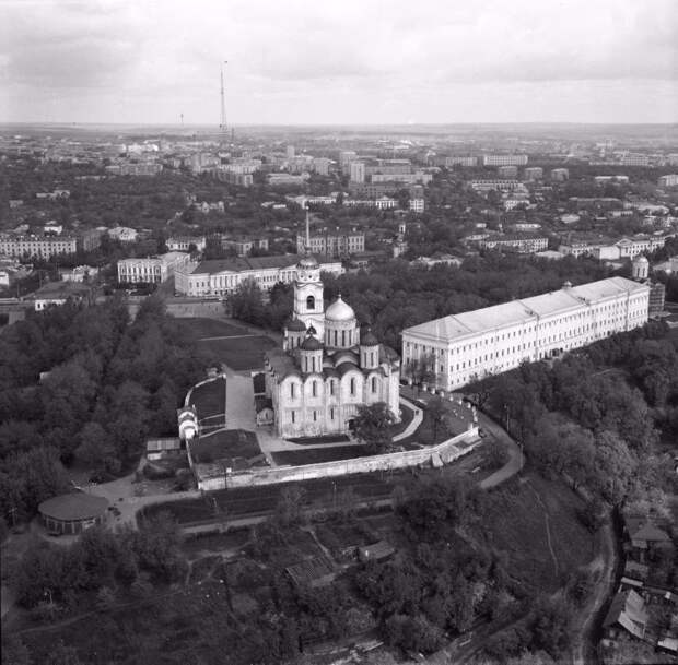 Успенский собор. 1976 год. СССР, владимир, г.владимир, город, советский, старый