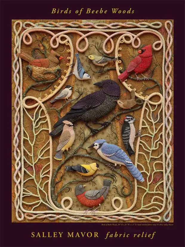 Birds of Beebe Woods 18 x 24 Poster