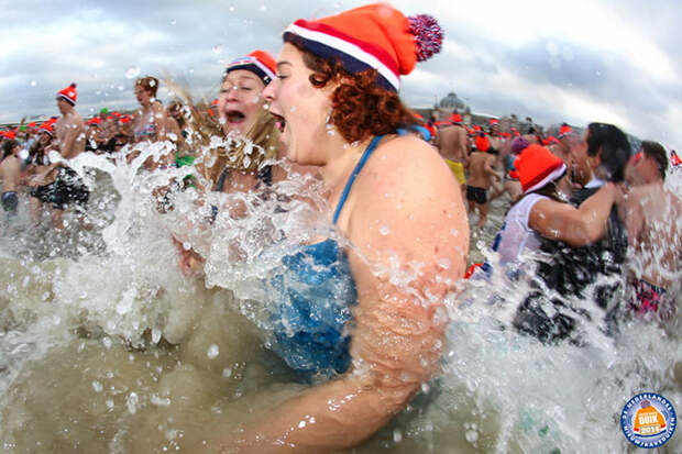 Фестиваль зимнего плавание Unox Nieuwjaarsduik 2014 в Нидерландах