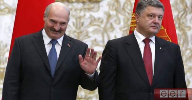 встреча в Киеве президентов Петра Порошенко и Александра Лукашенко