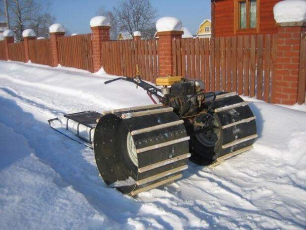 Русские кулибины сотворили снегоходы (30 фото)