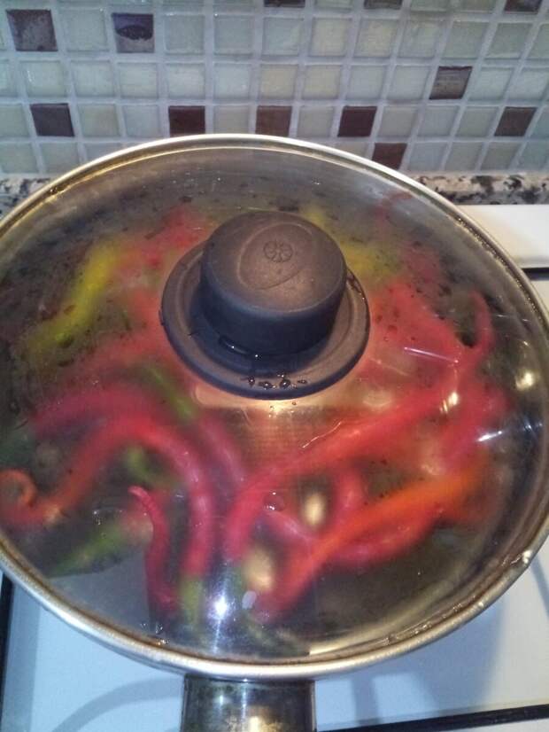 обжариваем сладкий перец