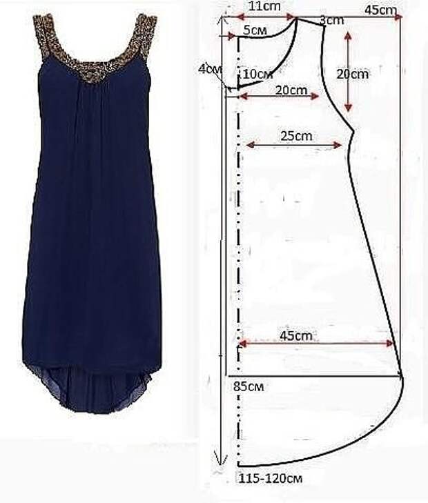 Простые модели платья