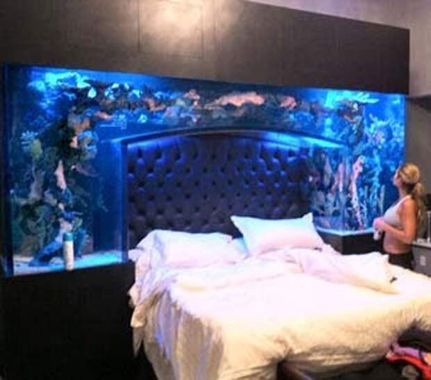 аквариум в спальне
