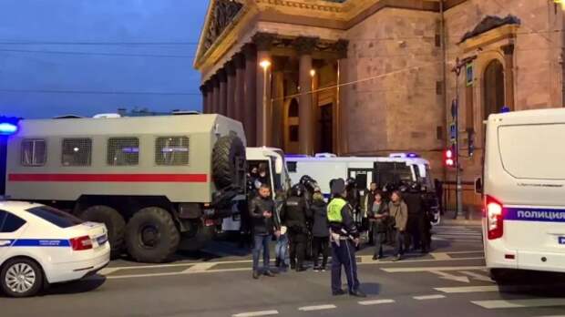 В центре Петербурга прошла несогласованная акция против мобилизации