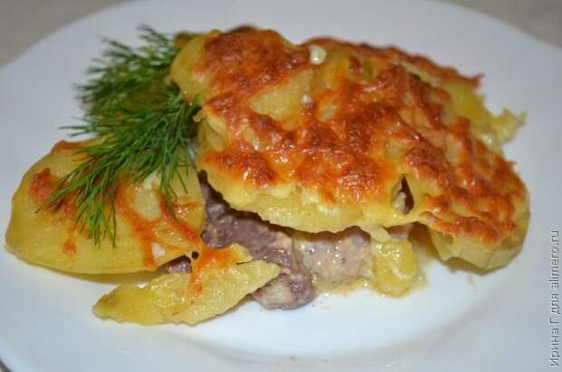 Картофель мясом по-французски рецепт Картофель мясом по-французски рецепт