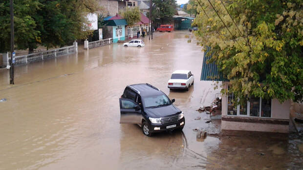 Дагестан в воде: республику затопило из-за проливных дождей