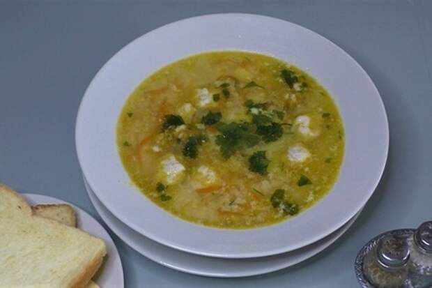 Суп "крестьянский" с фрикадельками