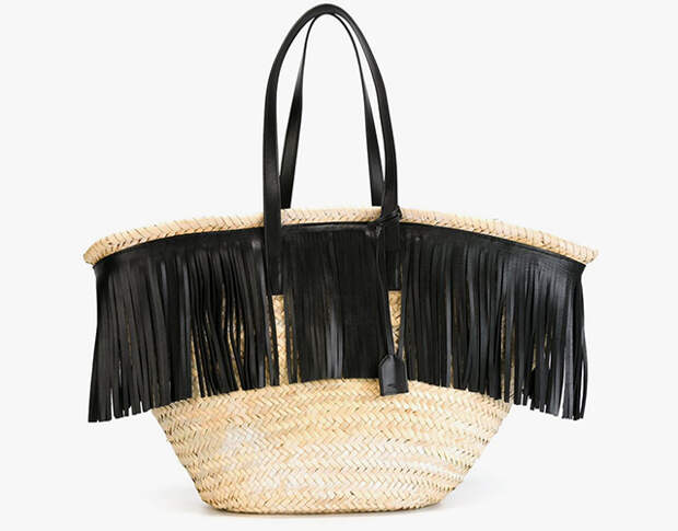 Saint Laurent<p><a target="_blank" href="http://www.farfetch.com/uk/shopping/women/saint-laurent-fringed-straw-tote-item-11219947.aspx?storeid=9851&from=search&ffref=lp_pic_28_2_">farfetch.com</a></p>