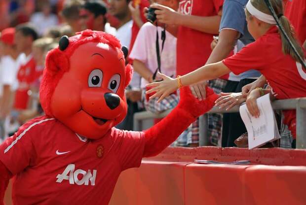 Веселый чертенок Красный Фред – символ «Манчестер Юнайтед»